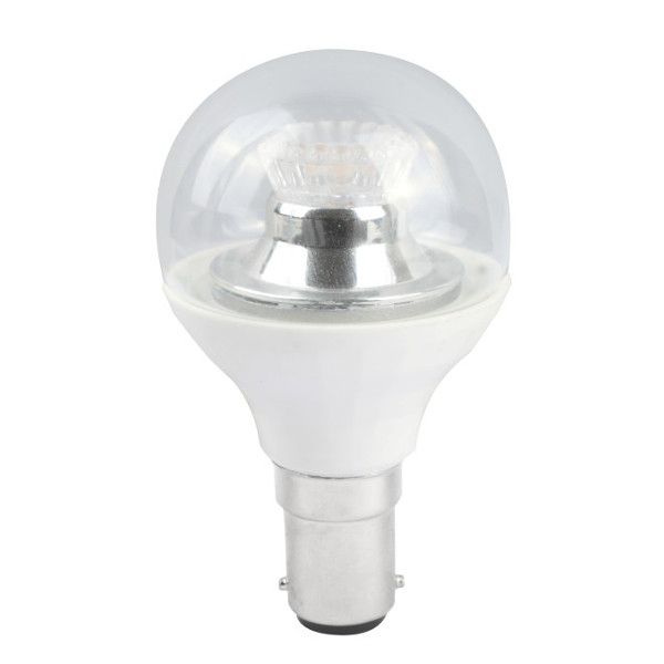 4w LED Golfball SBC Clear 4000K Dim (BELL)