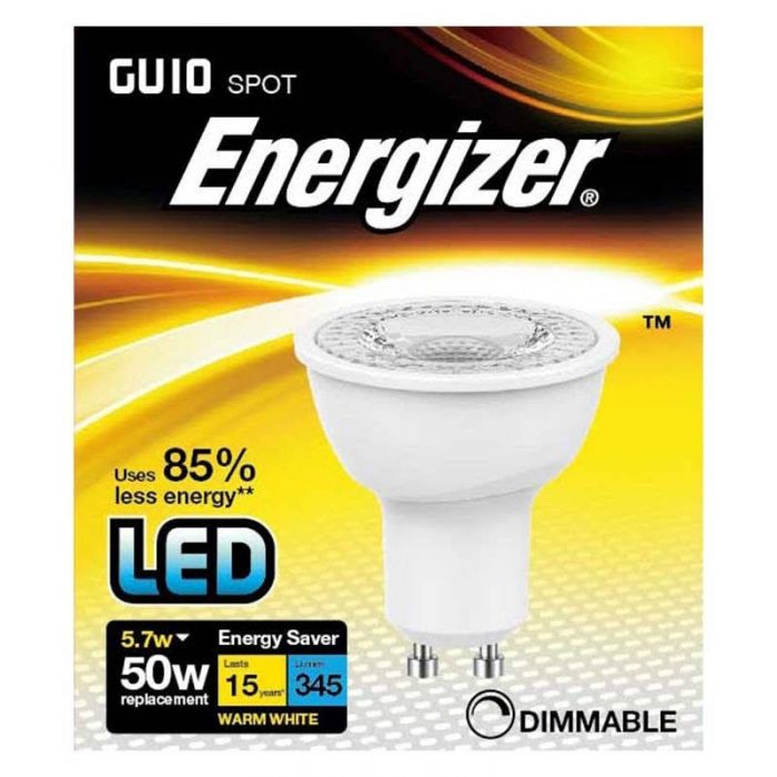 Energizer GU10 LED 3.6W 36deg Dim 3000K [S8826]