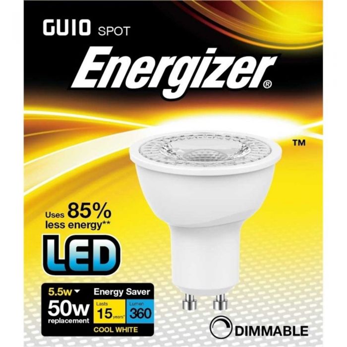 Energizer GU10 LED 3.6W 36deg Dim 4000K [S8827]
