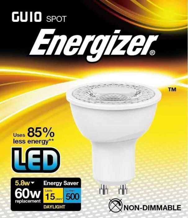 Energizer GU10 LED 4.5W 36deg 6500K [S9407]