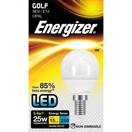 3w SES Opal LED Golfball 2700k (Energizer S8837)